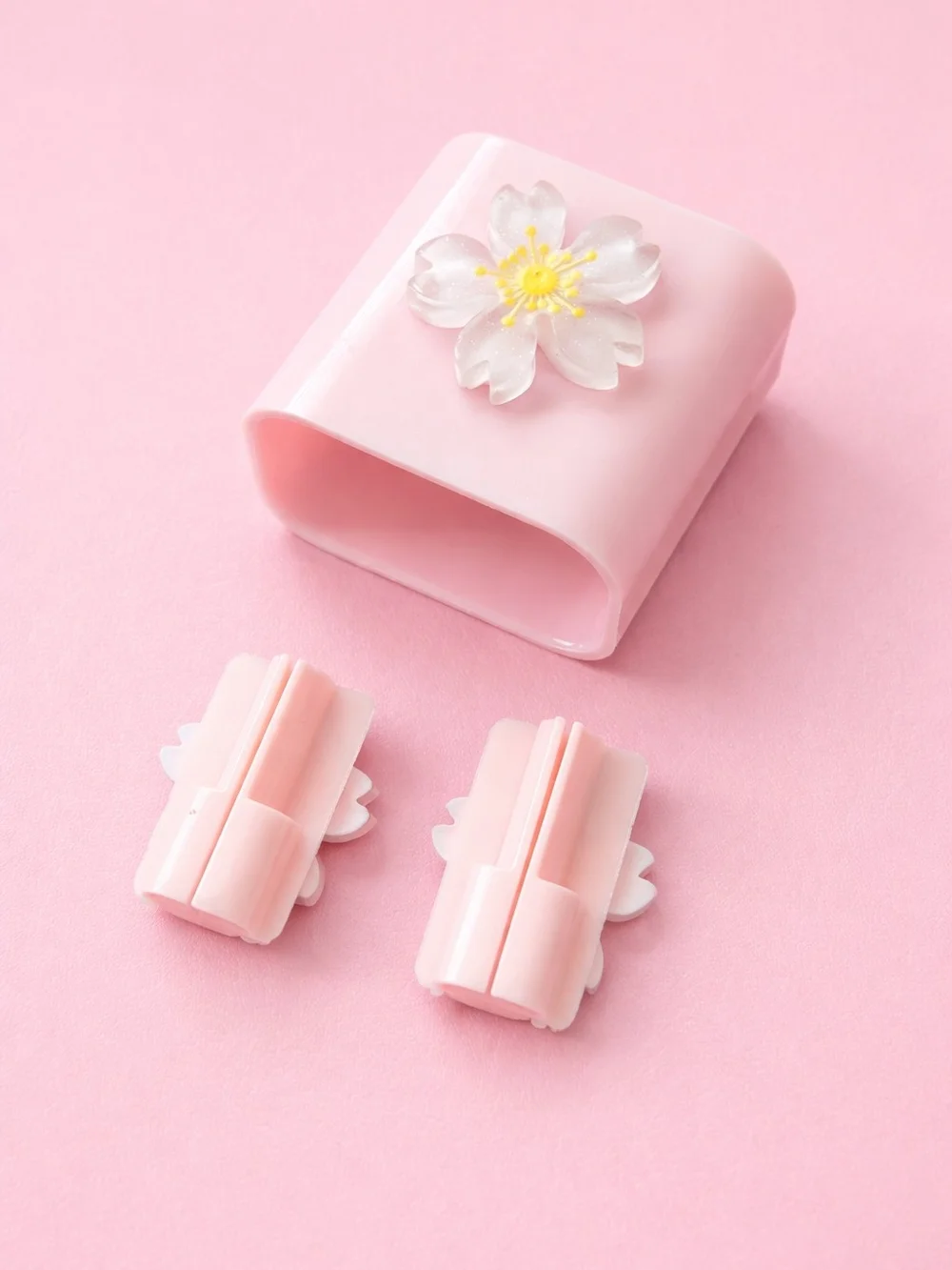 Pink Sakura Cherry Blossom Cable Protector Charger Cover Set Kawaii Coquette